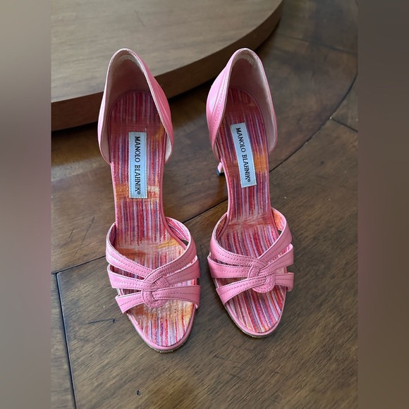 Manolo Blahnik high heel sandal size 36.5 - Picture 2 of 6